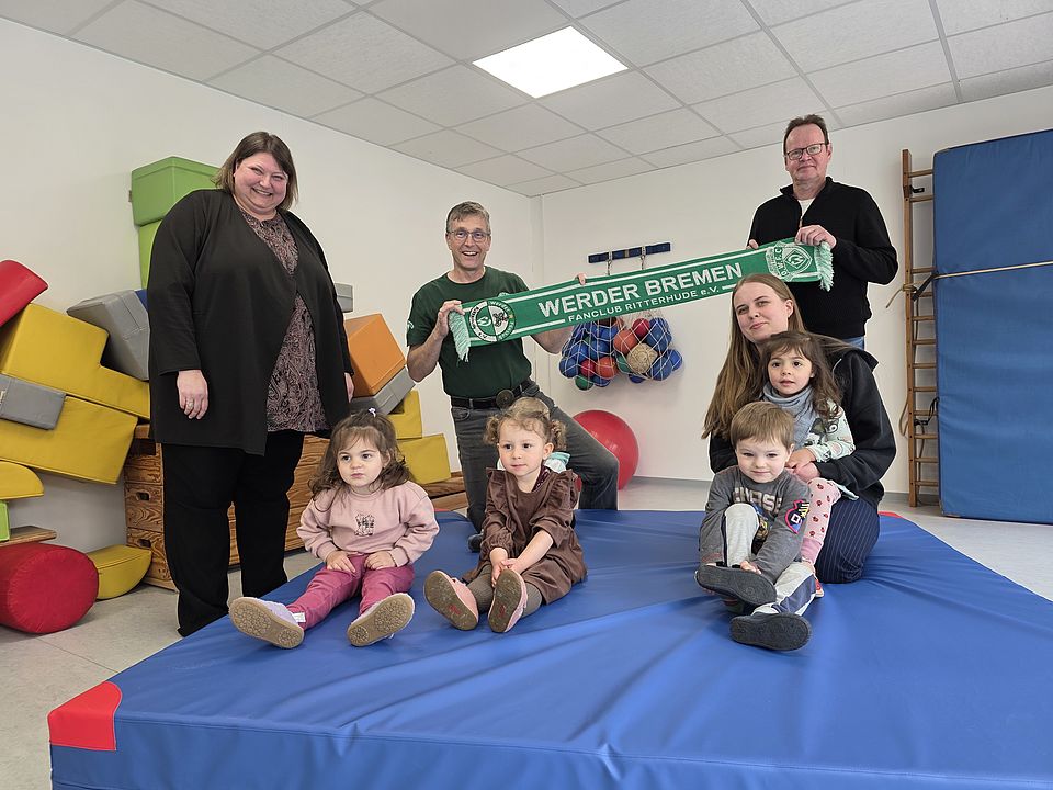 DRK-Kita Ihlpohl freut sich über neue Turnmatte